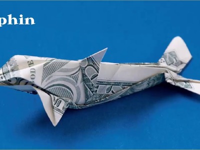 Money Origami - Dollar Dolphin - Origami Easy