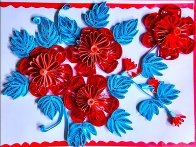 Paper Quilling Greeting Cards | Flower Hand Works | HandiWork