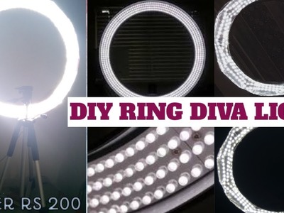 Ring DIVA lights घर पर कैसे बनाएं ||how to make ring diva at home under RS 200