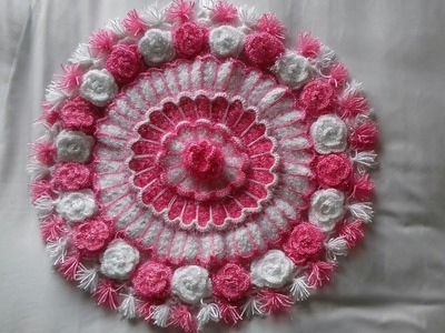 Wool crochet |  wool design rumal | making new design rumal | woollen crochet by let's Do Activities