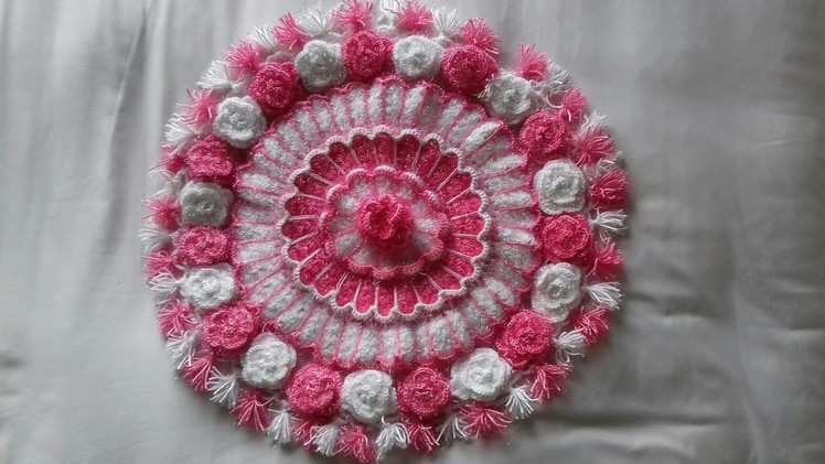 Wool crochet |  wool design rumal | making new design rumal | woollen crochet by let's Do Activities