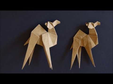 Asymmetric origami camel ( Part 2 )