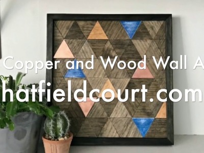 Copper and Wood Wall Art