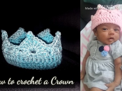 CROCHET - Crown with Glitter