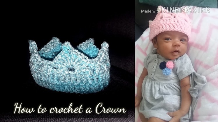 CROCHET - Crown with Glitter