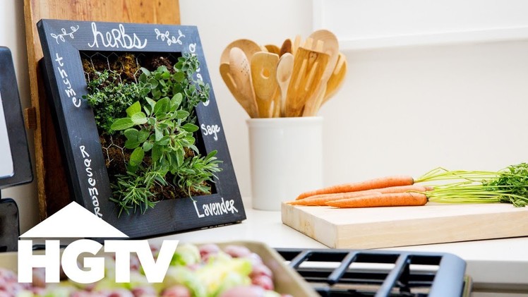 DIY Countertop Herb Garden - HGTV Happy