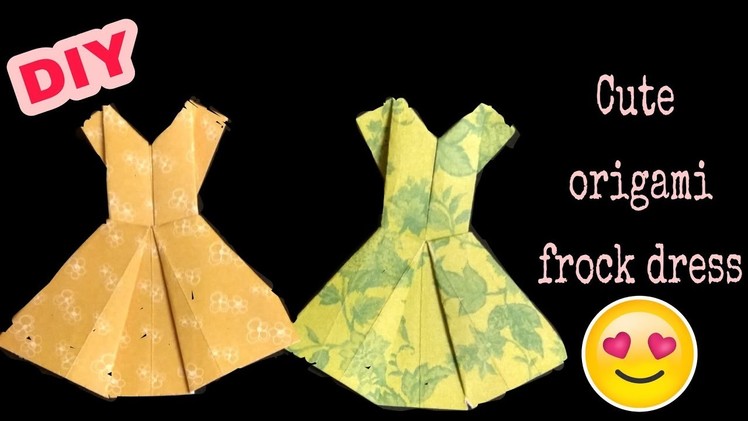 DIY | How to make Easy Origami Dress for Beginners - Step By Step