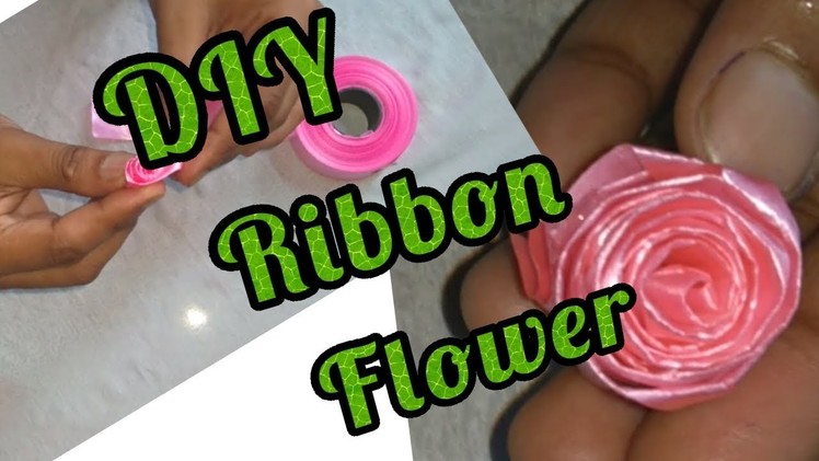 DIY How to make Ribbon Flower at Home | Easy Ribbon Flower Making