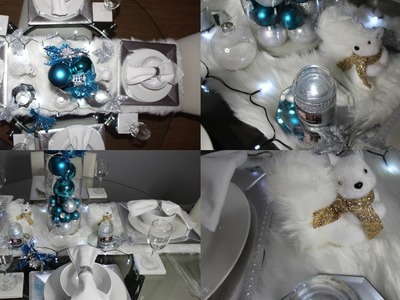 Dollar store glam winter wonderland table escape ❄️
