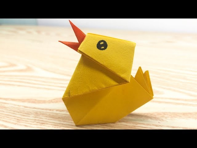 Easy Origami For Kids - How To Make A Paper Baby Chick