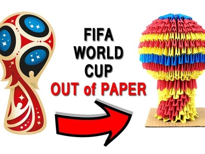 Fifa World Cup 2018 - 3D Paper Football World Cup Making - Easy Origami DIY World Cup Making Crafts