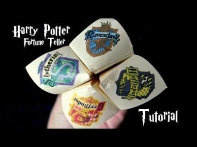 Harry Potter Fortune Teller Tutorial And Printable