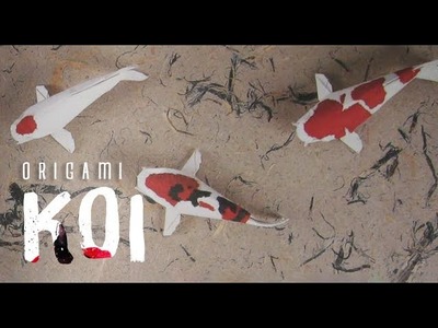 How to make an origami KOI FISH