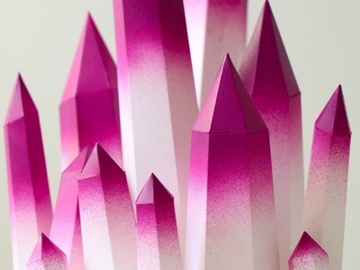 How to make Papercraft Crystals & Gems