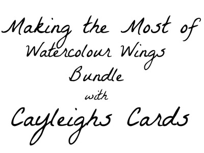 How to make quick & pretty Tri-Fold Cards