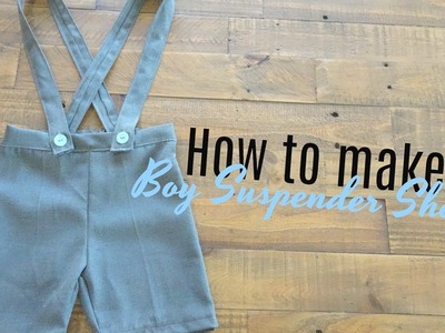 How to make suspender shorts | Thrifted Make Over #10
