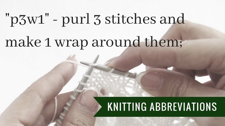 Knitting instructions p3w1 | Pattern Duchess