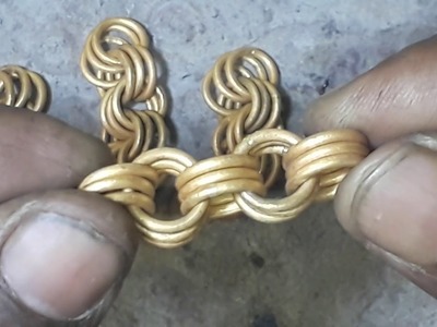 Making a Gold Bracelet || Handmade