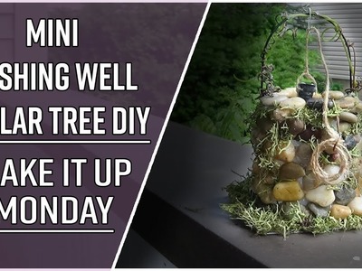 Mini Wishing Well Dollar Tree DIY - Make it Up Monday