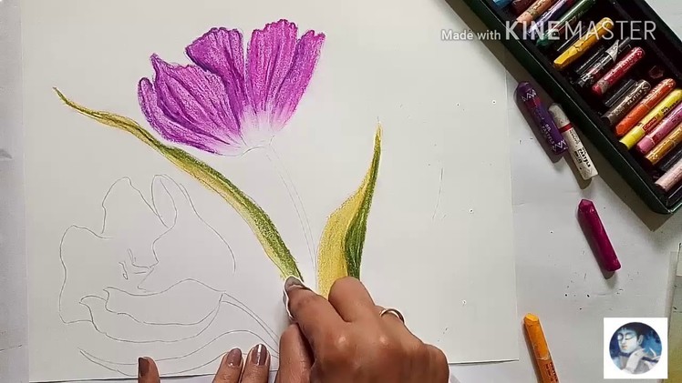 #Oilpastels#colouring#techniques#beginners#easy