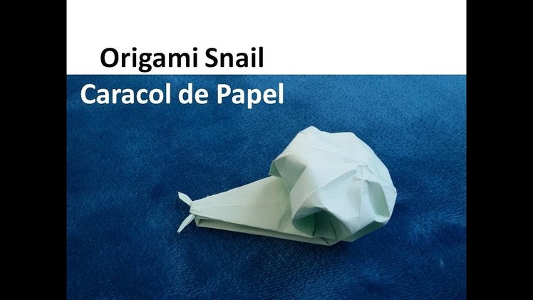 #Origami Snail Tutorial - Caracol de Papel