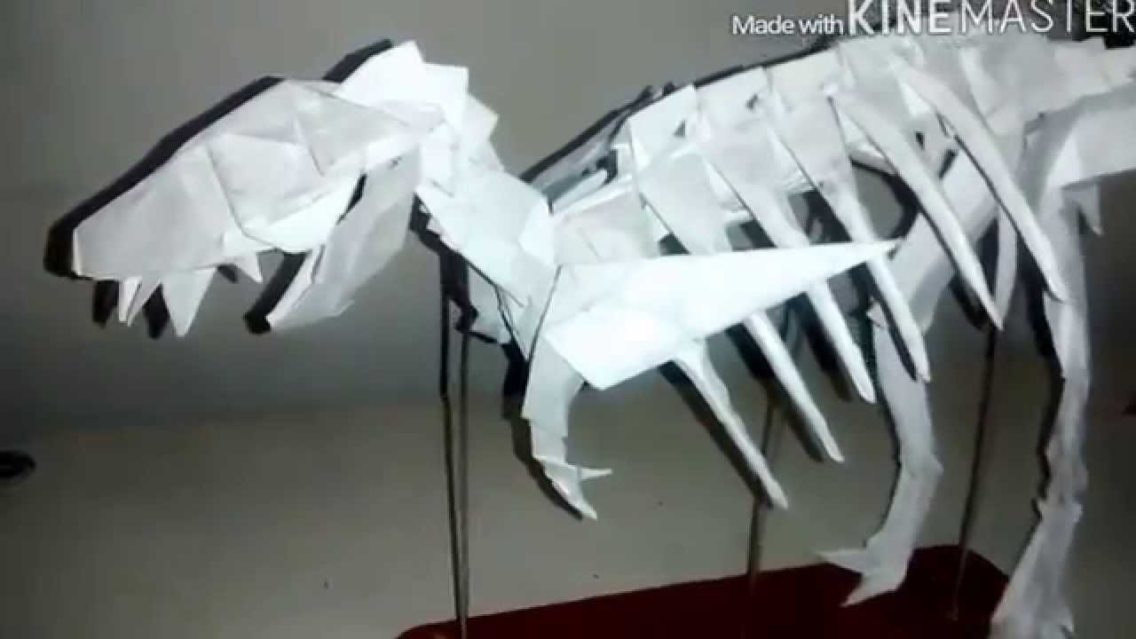 Origami Tiranosaurio Rex 6821
