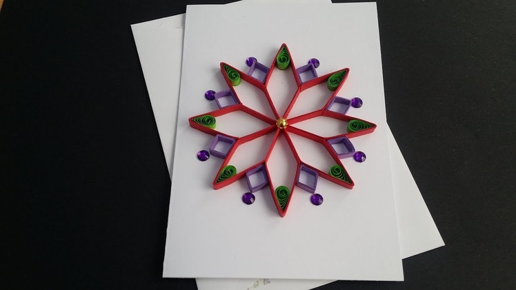 Paper art | Quilling art |Quilling Birthday Greeting Card EID Quilling cards