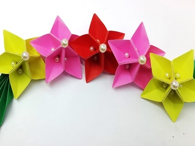 Paper flower for wall decoration new ideas by Origami Art