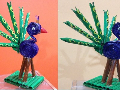 Peacock craft | peacock craft paper | peacock craft for preschoolers | peacock craft ideas | how to