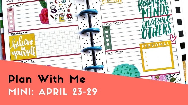 Plan with Me - Mini Happy Planner April 23-29