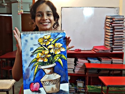 Still Life Drawing For Kids Step By Step very easy | Artista Academy of Fine Arts
