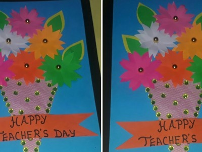 Teacher's day card.Teacher's day gift.Teacher's day craft ideas.Teacher's day gift ideas