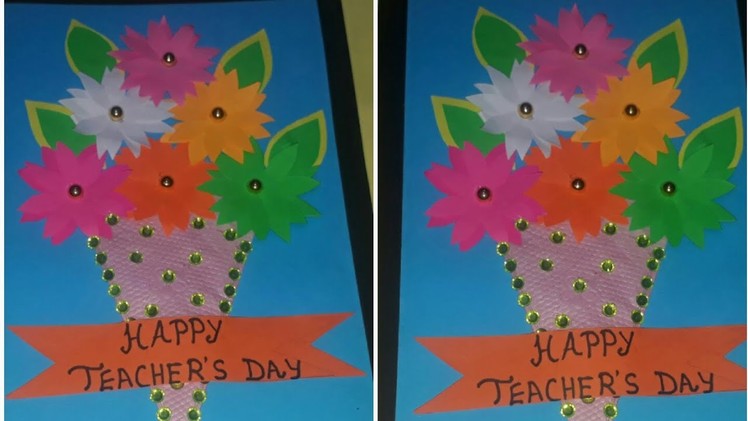 Teacher's day card.Teacher's day gift.Teacher's day craft ideas.Teacher's day gift ideas