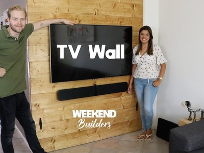 TV Wall (FAST EASY BUILD, €95 DIY)