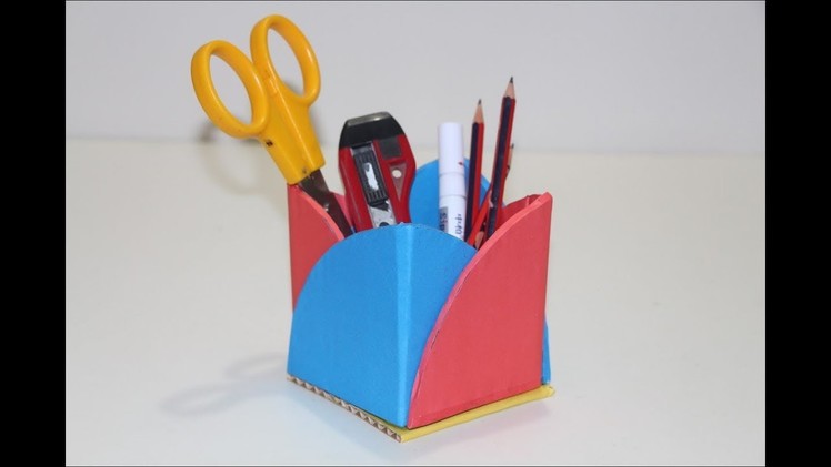 Useful Cardbaord Craft idea | How to make pen stand