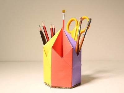 Useful Paper Craft Trick | How To Make Pencil Holder