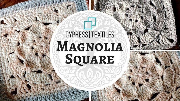 VVCAL 2018 Week 4 Crochet Motif: Magnolia Square