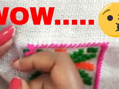 WOW. . Cross Stitch Design For Table | Hand Embroidery Designs | Cross Stitch | Wool Asan Design