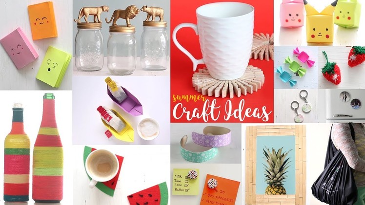 22 Cool Summer Craft Ideas | DIY Projects For Summer | Handcraft