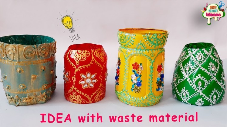 4 plastic bottles Craft ideas | Best Out of Waste | plastic bottles reuse ideas | Diy Craft Ideas