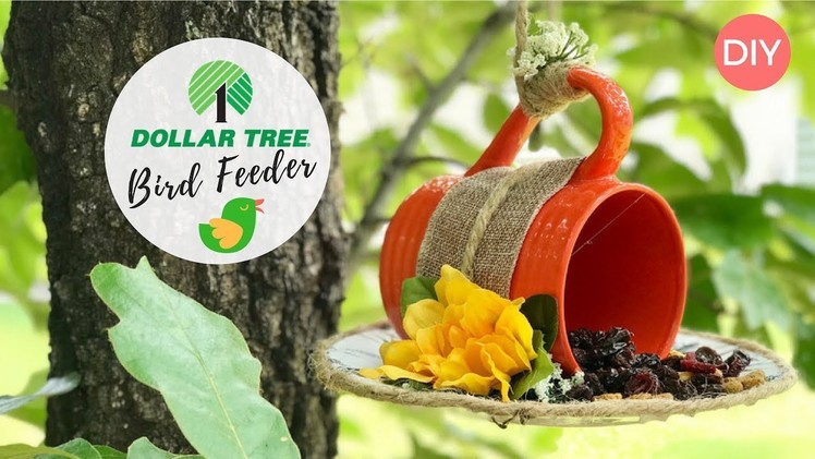 Bird Feeder DIY ???? | Dollar Tree DIY | Outdoor DIY | Budget Friendly | Eccentric Farmhouse Style