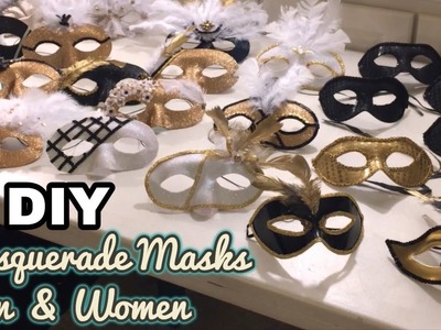 DIY: 10 Masquerade Mask tutorials for Men and Women | Easy and Quick DIY