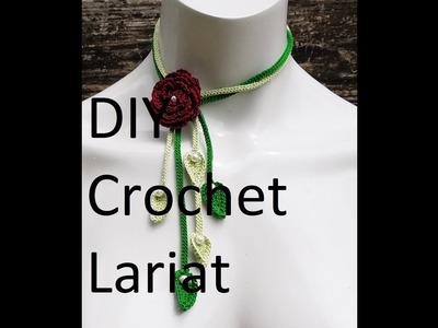 DIY Crochet Lariat Necklace