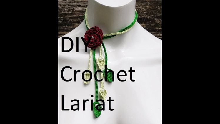 DIY Crochet Lariat Necklace