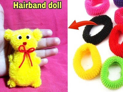 DIY Hairband Doll Making Tutorial | DIY Easy Handmade Doll | How to make dolls at home