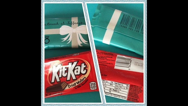 DIY KitKat Wrapper Tutorial and Assembling l Make it with Cricut.
