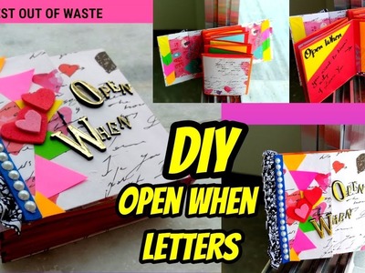 DIY Open When Letters with A Twist || Tutorial