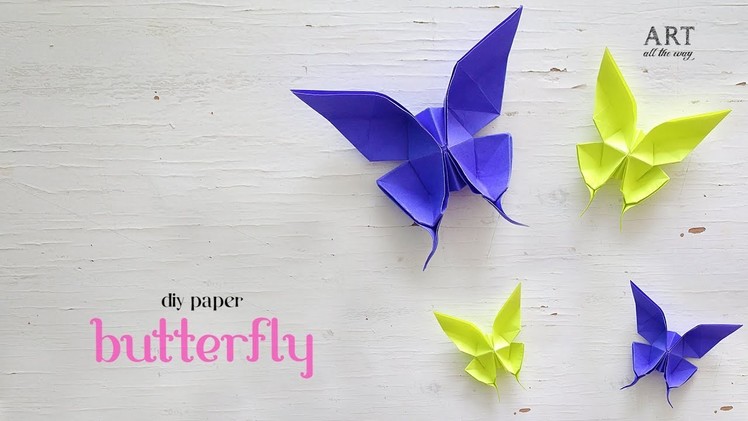 DIY Origami Butterfly | Paper Craft Ideas (Author: Evi Binzinger)