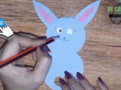 DIY paper craft - how to make paper rabbit in easy way | art and craft ideas | be crafty