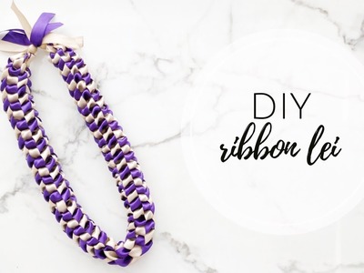 DIY Ribbon Lei (Graduation Lei)